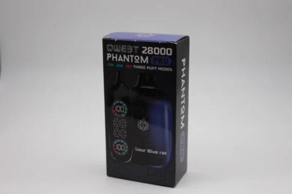 סיגריה אלקטרונית קוויט 28000 שאיפות | Qweet Phantom Pro 28,000 Puffs Vape בטעם בלו ראז